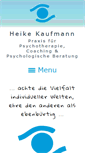 Mobile Screenshot of coaching-psychotherapie.de